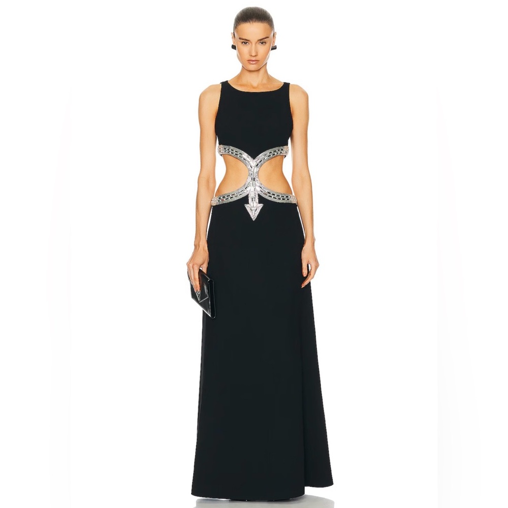 CHLOE
Textured Wool Crepe Gown